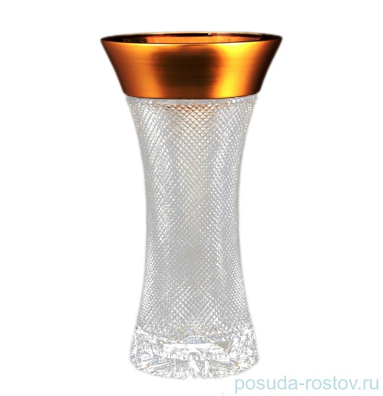 Ваза для цветов 40 см "S.Crystal /Фелиция /золото" / 099893