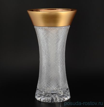 Ваза для цветов 40 см &quot;S.Crystal /Фелиция /золото&quot; / 099893