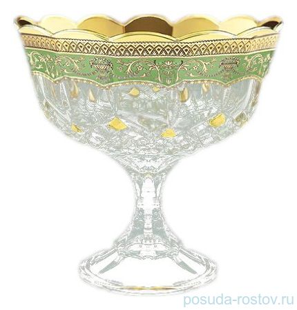 Ваза для конфет 18 см н/н &quot;Опера /Империя зелёная&quot; / 069976