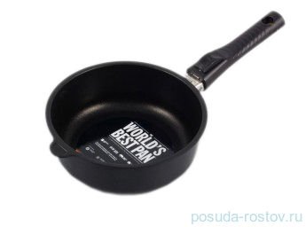Сковорода 20 см глубокая литая со съемной ручкой &quot;AMT /Gastroguss Induction&quot; / 154913