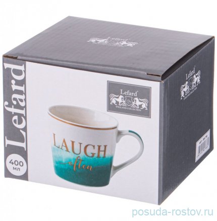 Кружка 400 мл &quot;Сlassic /Laugh often&quot; / 312890
