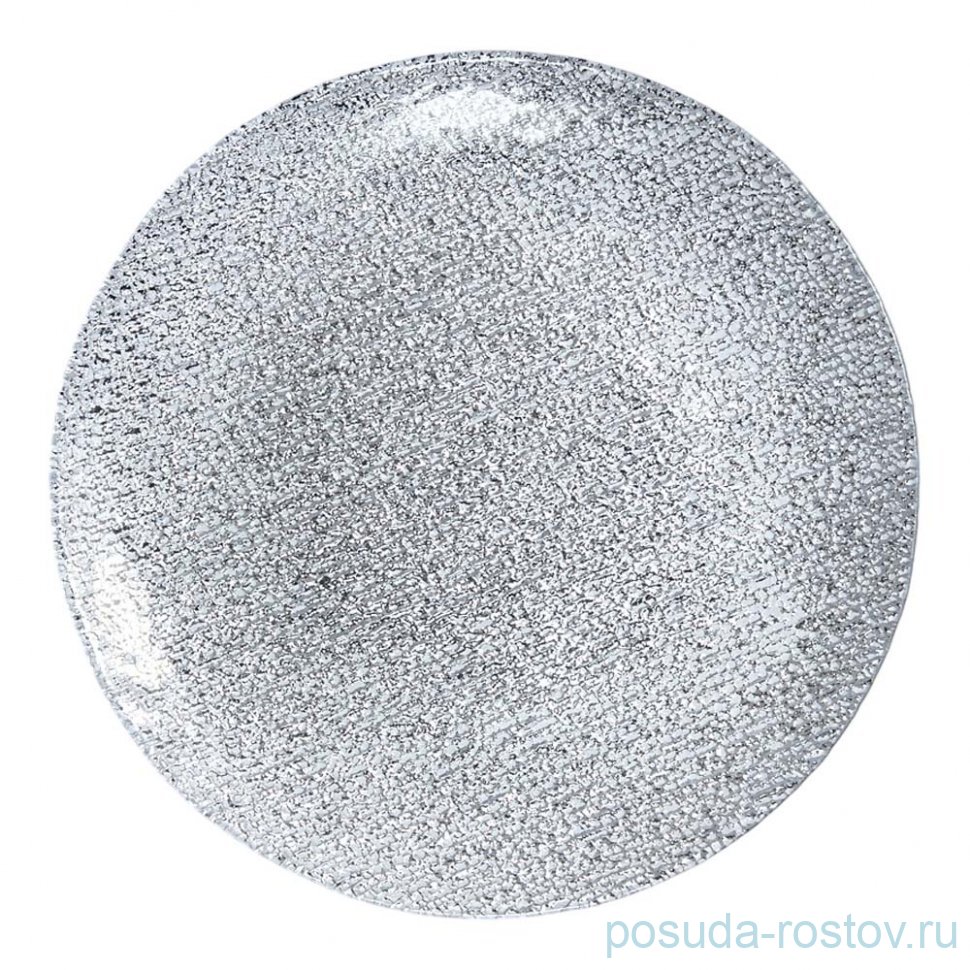Тарелка обеденная shine silver 27 см (4шт.) / 360451