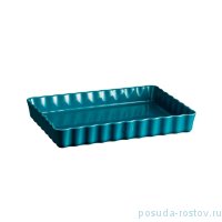 Форма для выпечки пирога 33,5 х 24 х 5 см прямоугольная лазурь &quot;Emile Henry&quot;  / 232556