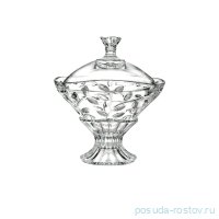 Конфетница 18 см с крышкой н/н &quot;Лаурус /Без декора&quot; / 153530