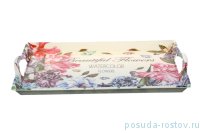 Поднос прямоугольный с ручками &quot;Beautiful Flowers&quot; / 140301