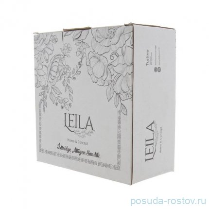Шкатулка 17 х 15 х 7 см шестигранная &quot;Leyla /Белая&quot; / 289448