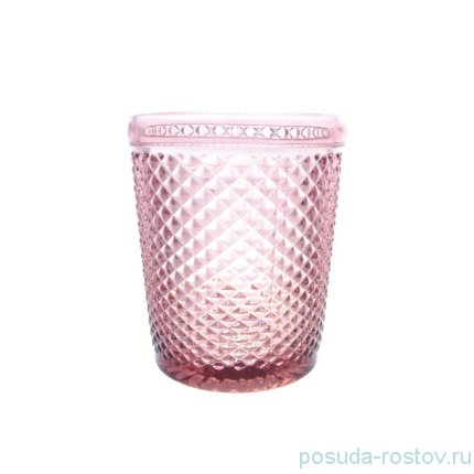 Стакан для воды 1 шт &quot;Royal Classics /Сетка /розовый&quot; / 235694