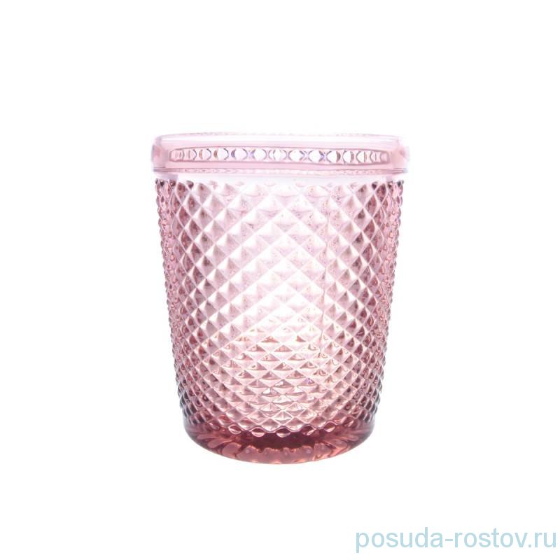 Стакан для воды 1 шт "Royal Classics /Сетка /розовый" / 235694