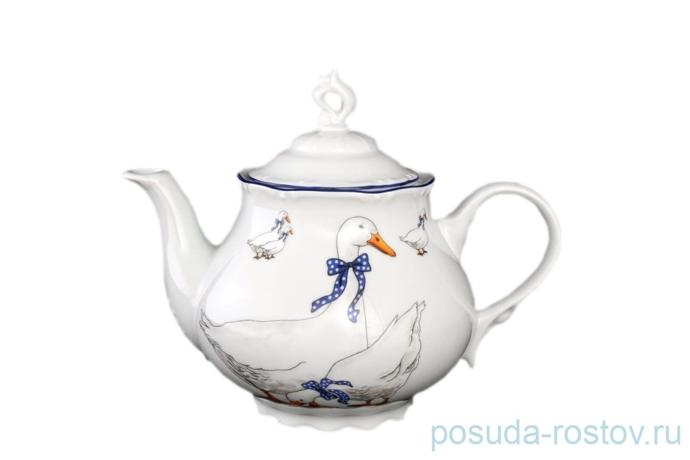 Заварочный чайник 1,2 л "Констанция /Гуси" / 025764