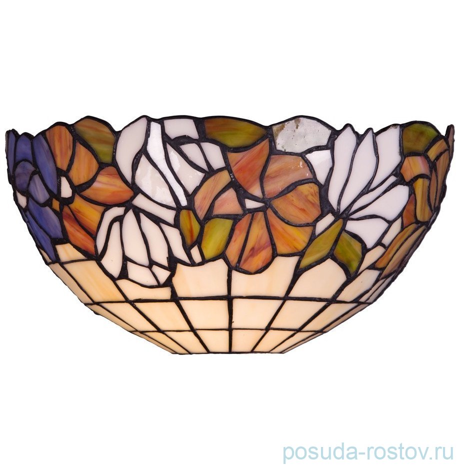 Бра 1 рожковый "Tiffany /Цветы" 801 / 304751