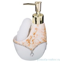 Дозатор для жидкого средства 17 см с губкой &quot;Lefard&quot; / 190998