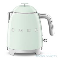 Чайник электрический 800 мл мини 1400 Вт пастельный зеленый &quot;Smeg&quot;  / 251740