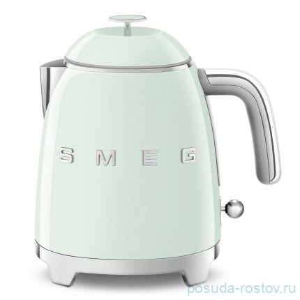 Чайник электрический 800 мл мини 1400 Вт пастельный зеленый &quot;Smeg&quot;  / 251740