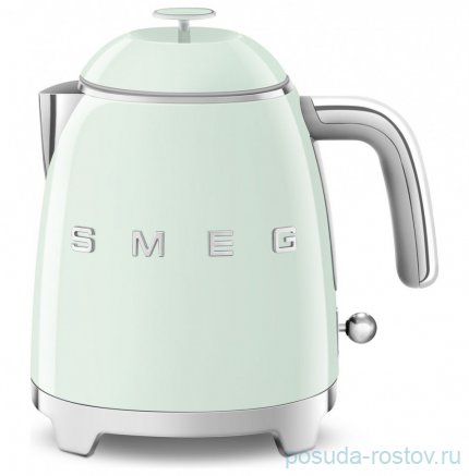 Чайник электрический 800 мл мини 1400 Вт пастельный зеленый &quot;Smeg&quot;  / 251740