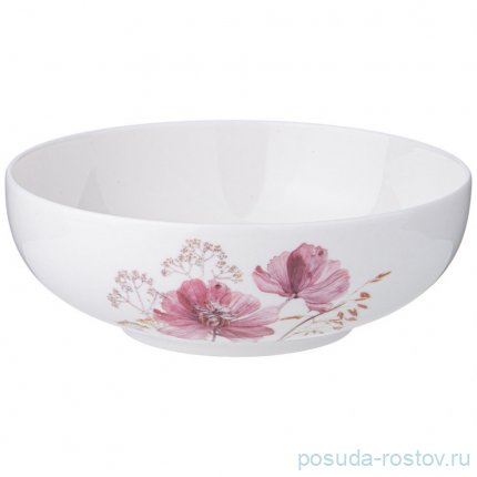 Тарелка 16,5 см глубокая 600 мл &quot;Flowers&quot; (4шт.) / 339279