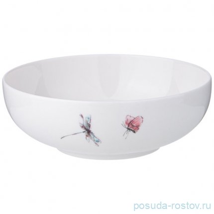 Тарелка 16,5 см глубокая 600 мл &quot;Flowers&quot; (4шт.) / 339279