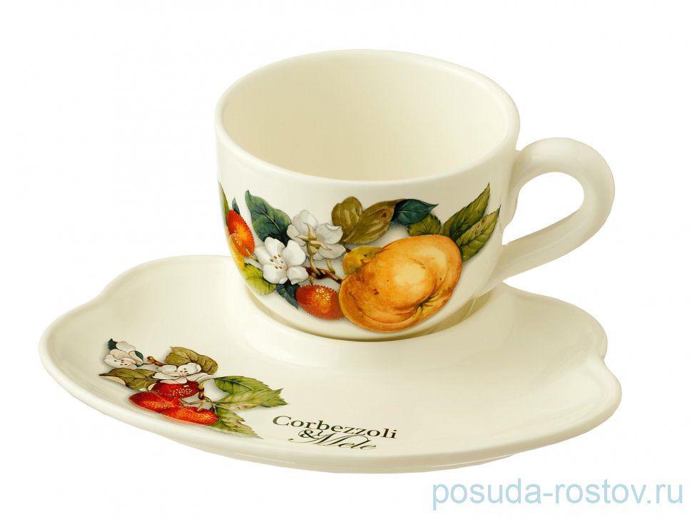 Чайная пара 500 мл 1 шт "Artigianato ceramico /Груша" / 149436