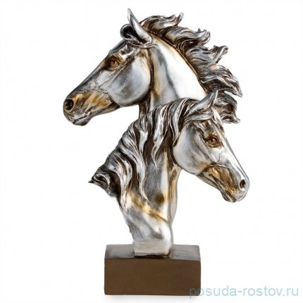 Фигурка 19 х 9,3 х 28,5 см &quot;Бюст лошадей&quot; / 379505