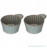 Набор форм для выпечки/сервировки 8/10 х 8 х 4,5 см 100 мл 2 шт синие &quot;Soul kitchen&quot;  / 301508