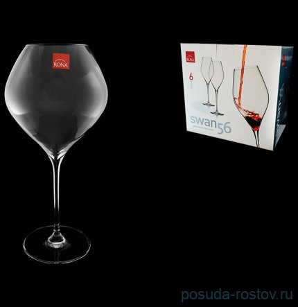 Бокалы для красного вина 860 мл 6 шт &quot;Swan /Без декора&quot; / 051465