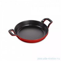 Сковорода 16 см с двумя ручками вишневая &quot;STAUB&quot; / 344700