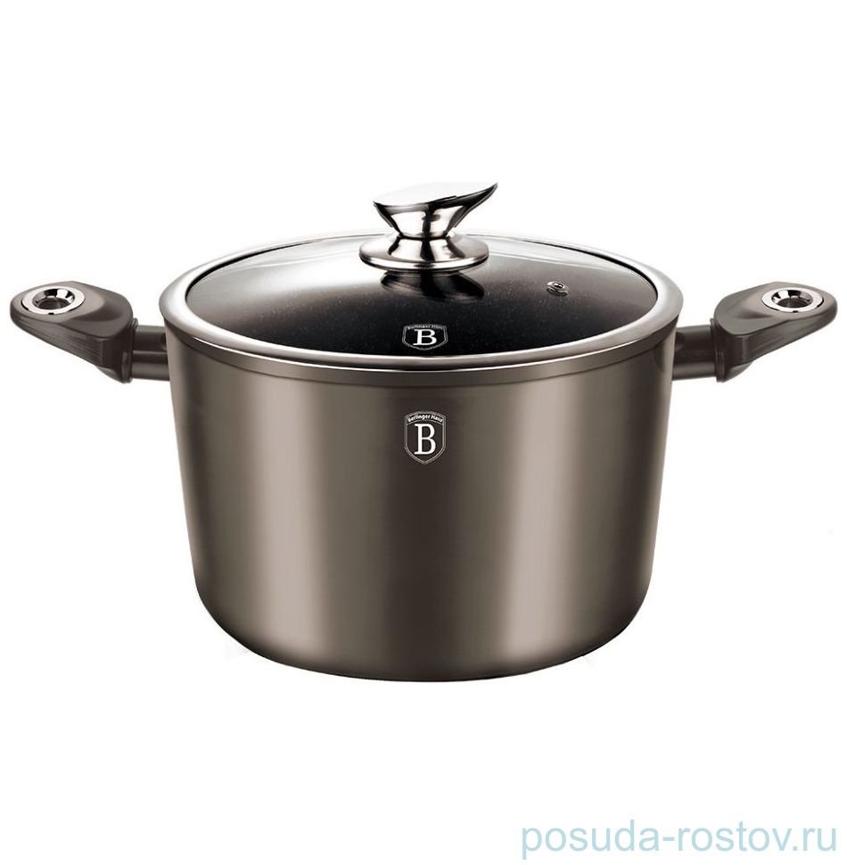 Кастрюля 20 см с крышкой 3,5 л "Carbon Metallic Line" / 128548