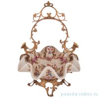 Конфетница 24 х 23 х 34 см с ручкой н/н  / 270540