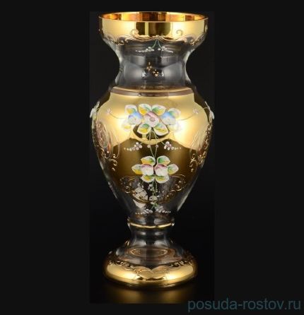 Ваза для цветов 30 см прозрачная &quot;Лепка&quot; E-V / 099846