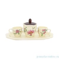 Кофейный набор на 2 персоны 5 предметов &quot;Artigianato ceramico /Прованс&quot; / 253205