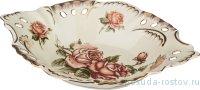 Фруктовница 36,5 х 26,5 х 7 см овальная &quot;Корейская Роза&quot;  / 187793