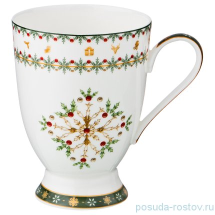 Кружка 300 мл &quot;Christmas Collection /Снежинка зелёная&quot; / 192444
