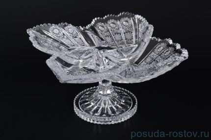 Фруктовница 33 см н/н &quot;Glasspo /Хрусталь резной /Бабочка&quot; / 113638