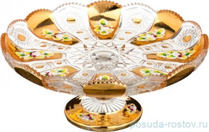 Тортница 27 х 10 см н/н &quot;LEFARD GOLD GLASS&quot;  / 187596