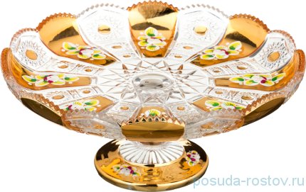 Тортница 27 х 10 см н/н &quot;LEFARD GOLD GLASS&quot;  / 187596
