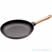 Сковорода 24 см с деревянной ручкой черная &quot;STAUB&quot; / 275967
