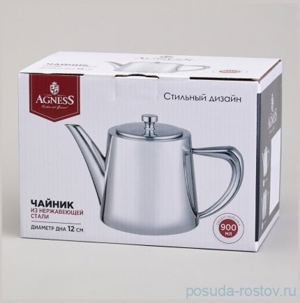Заварочный чайник 900 мл Agness / 368053