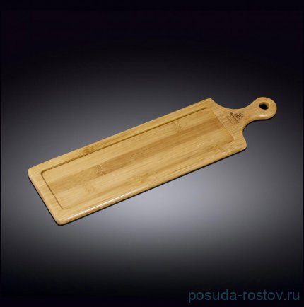 Поднос 39,5 х 11 см прямоугольный с ручкой  / 260142