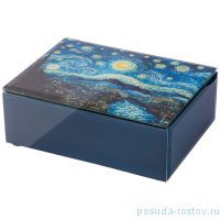Шкатулка 16 х 12 х 6 см &quot;Арт коллекция /В. Ван Гог /Звёздная ночь&quot; / 271725