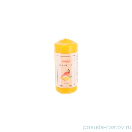 Свеча столбик 11 х 4,8 см ароматическая &quot;Манго /Bolsius&quot; / 262633