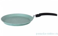 Блинница 20 см c антипригарным покрытием съемная ручка &quot;Kukmara /Фисташковый мрамор&quot; / 155292