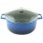 Кастрюля 28 см со стеклянной крышкой 6,7 л &quot;Lava /Blue&quot; / 221025