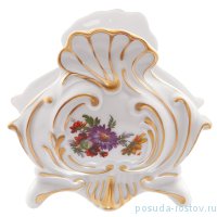 Салфетница 11 см &quot;Корона /Мейсенский букет&quot; / 159731
