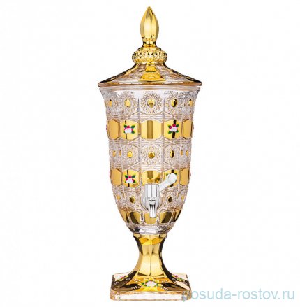 Лимонадница 16 х 16 х 45 см 2 л &quot;LEFARD GOLD GLASS&quot; / 255407