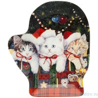 Блюдо 20 см Варежка &quot;Рождественская сказка&quot; (6шт.) / 268435