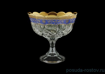 Вазочка 18 см н/н &quot;Империя /Опера /Синяя&quot; / 069991