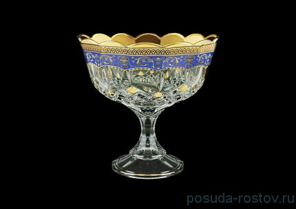 Вазочка 18 см н/н &quot;Империя /Опера /Синяя&quot; / 069991