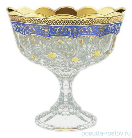 Вазочка 18 см н/н &quot;Империя /Опера /Синяя&quot; / 069991