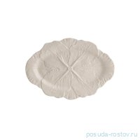 Блюдо 37,5 см овальное бежевое &quot;Cabbage&quot; / 337962
