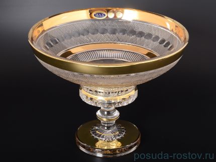 Ваза для фруктов 35 см н/н &quot;Max Crystal /Хрусталь с золотом&quot; / 124854