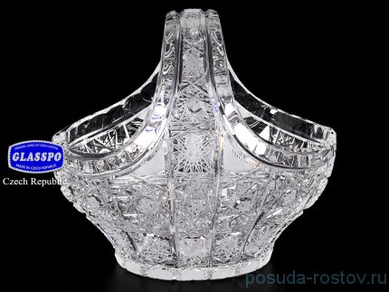 Корзинка 15 см &quot;Glasspo /Хрусталь резной&quot; / 011427